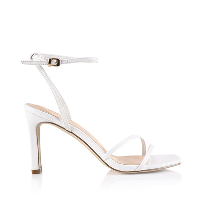 Buy White Heeled Sandals for Women by QUPID Online | Ajio.com
